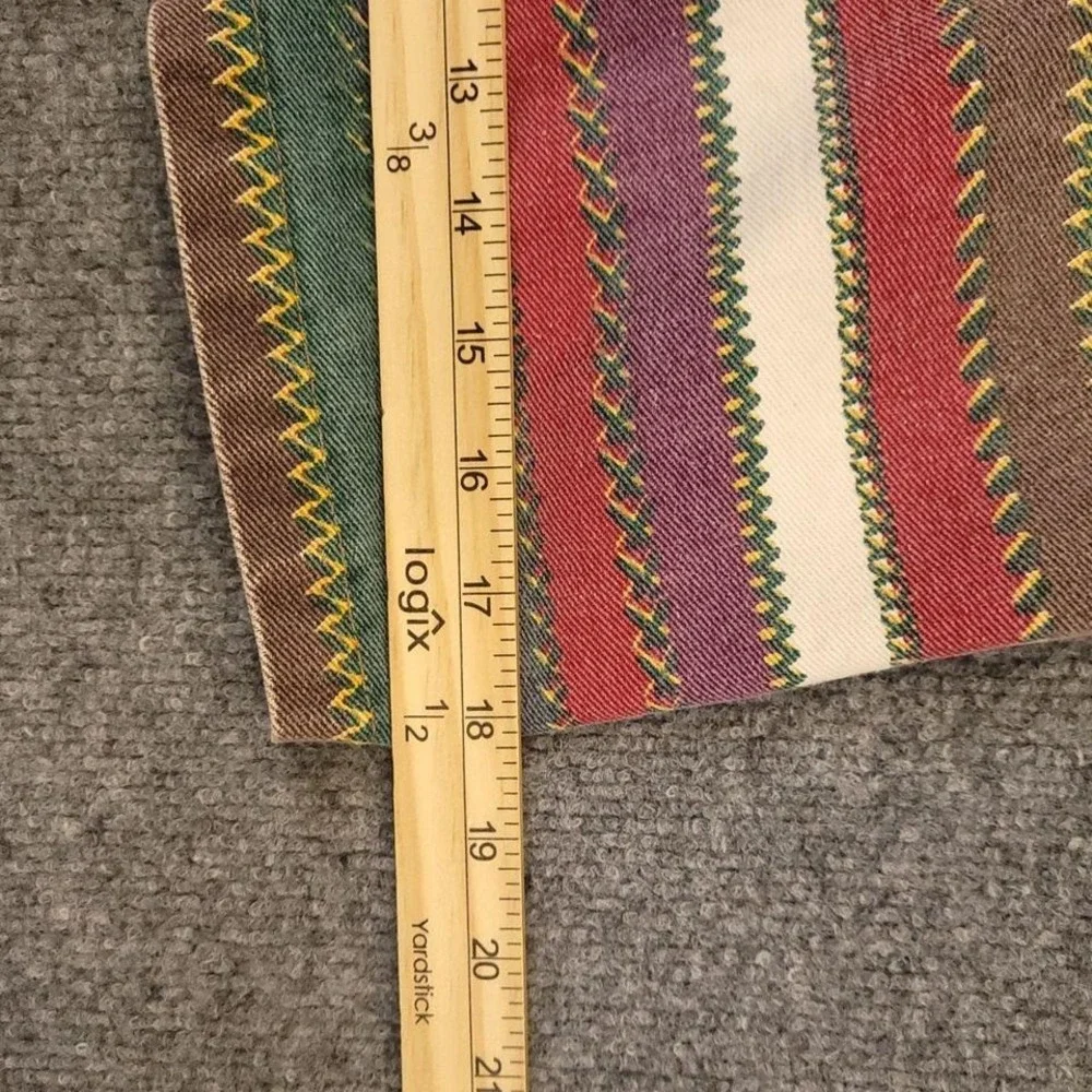 BeBop‎ Vintage Multicolored striped maxi skirt with zipper closure